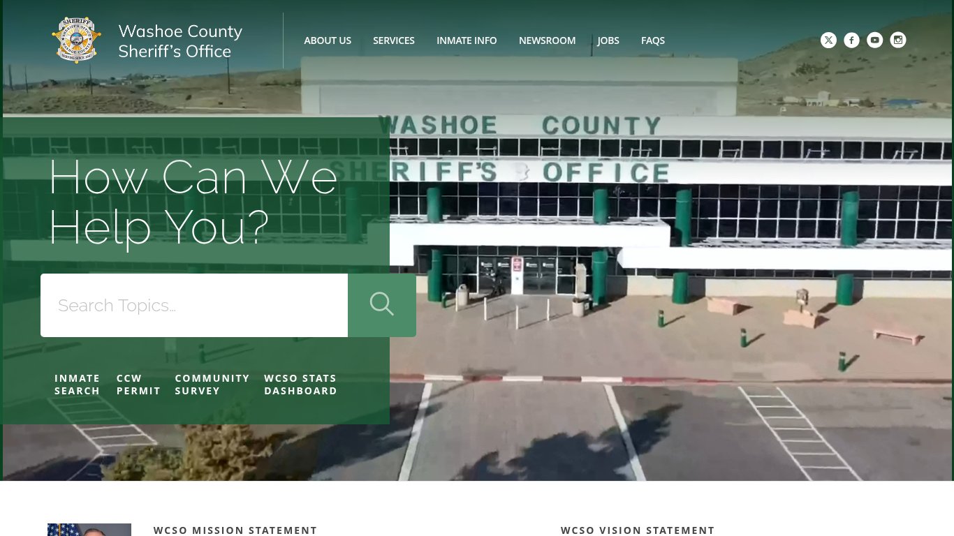 Washoe County Jail Inmate Search