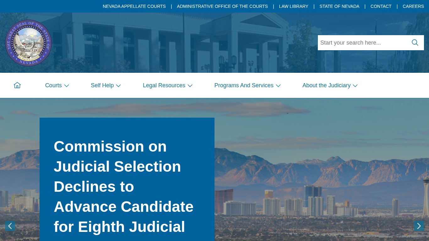 Nevada Courts Public Access